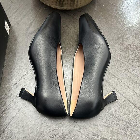 NATURALIZER SEDONA LEATHER SQUARE TOE PUMPS - Picture 5 of 10